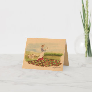 Prairie Woman Greeting Card カード