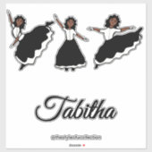 Praise Dancer BW #1 Sticker シール (シート)