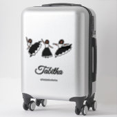 Praise Dancer BW #1 Sticker シール (スーツケース)