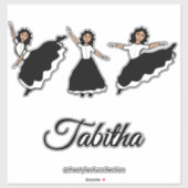 Praise Dancer BW #2 Sticker シール (シート)