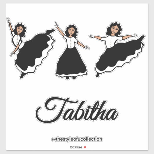 Praise Dancer BW #2 Sticker シール (シート)