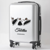 Praise Dancer BW #2 Sticker シール (スーツケース)