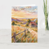 Praise God Always! Psalm 113:3 カード (正面)