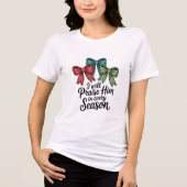 Praise Him in Every Season Christian Women’s Tee トライブレンドＴシャツ (正面)