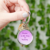 Praise is the Key to Victory Keychain キーホルダー (手)