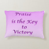 Praise is the Key to victory Pillow アクセントクッション (裏面)