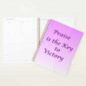 Praise is the Key to Victory Spiral プランナー手帳 (ディスプレー)
