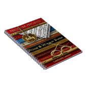 PRAISE TEAM NOTEBOOK - MUSIC BOOKS/GLASSES – 名前 ノートブック (右側)