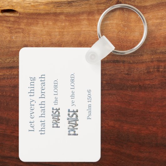 Praise the LORD キーホルダー (裏面)