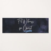 PraiseMovesエクササイズマット – ダークマット ヨガマット (正面(横))