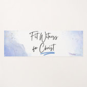 PraiseMovesエクササイズマット – ライトマット ヨガマット (正面(横))