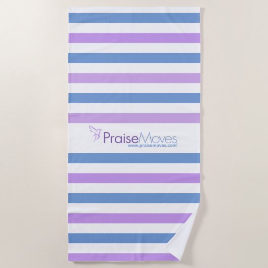 PraiseMoves Towel ビーチタオル (正面)
