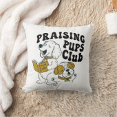 Praising Pups Club – 崇拝の子犬たち クッション (ブランケット)