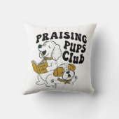 Praising Pups Club – 崇拝の子犬たち クッション (裏面)