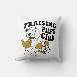 Praising Pups Club – 崇拝の子犬たち クッション