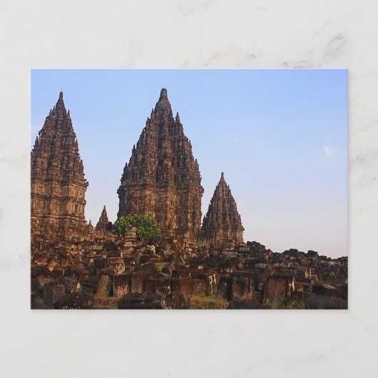 Prambananの郵便はがき ポストカード (正面)