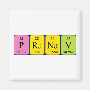 Pranav周期表名磁石 マグネット
