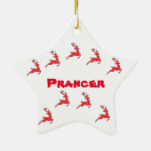 Prancer -オーナメント(トナカイ) セラミックオーナメント (裏面)