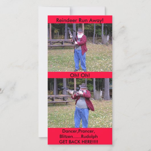 Prancer、Blitzen、ダンサー シーズンカード (正面)