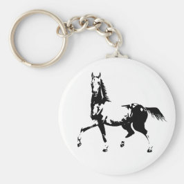 Prancing Hosesボタンキーチェーン キーホルダー