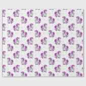 Prancing Unicorns  Wrapping Paper ラッピングペーパー (フラット)