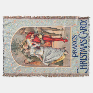 Prangのクリスマスカード（1886年頃） スローブランケット