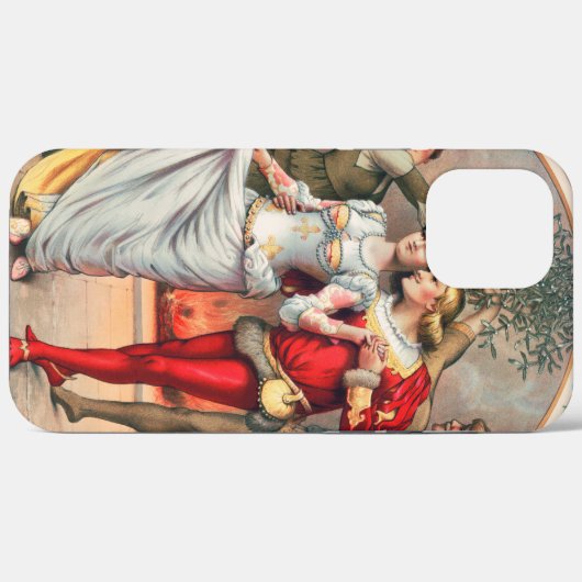Prang's Christmas Card (ca. 1886) iPhone Case Case-Mate iPhoneケース (裏面 (横))