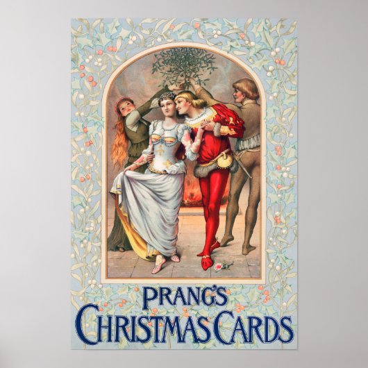 Prang's Christmas Card (ca. 1886) Prints Poster ポスター (正面)