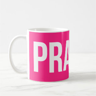Prangyのピンクのマグ コーヒーマグカップ