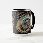 Praqueの天文時計 マグカップ (正面右)