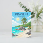 Praslin Island, Anse Volbert, Praslin ポストカード (スタンド正面)