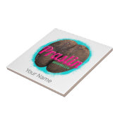 Praslin Seychelles Indian Ocean Vintage Souvenir タイル (側面)