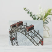 Prater Ferris wheel、ウィーン、オーストリアのカード (スタンド正面)