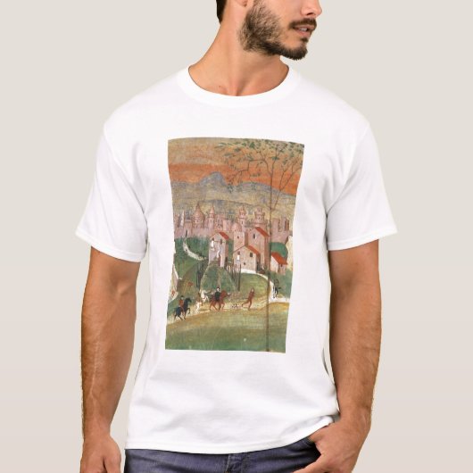 Prato (フレスコ画)の町 tシャツ (正面)