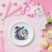 Prato de Papel Bruxa Natalina ペーパープレート (パーティー)