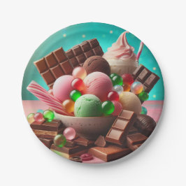 Prato Descartável para Festa ペーパープレート