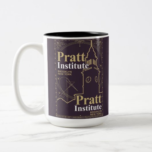 Pratt institute ツートーンマグカップ (左)