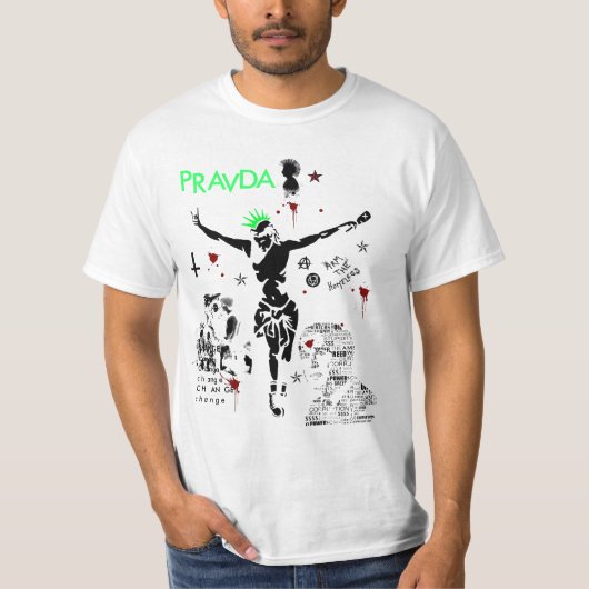 Pravdaのティー Tシャツ (正面)