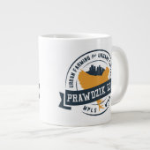 Prawdzik Eggs – ジャンボマグ ジャンボコーヒーマグカップ (正面右)