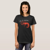 prawn food shrimp tシャツ (正面フル)