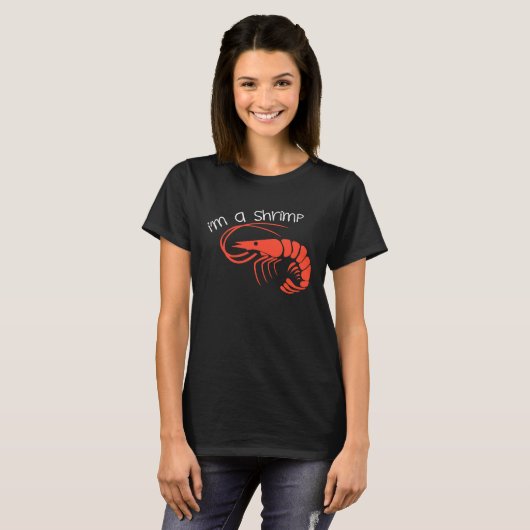 prawn food shrimp tシャツ (正面フル)