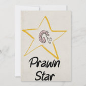 Prawn Star punグリーティングカード (正面)