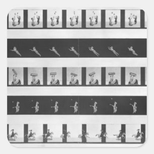 praxinoscopeのための写真のストリップ スクエアシール