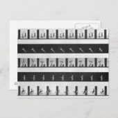 praxinoscopeのための写真のストリップ ポストカード (正面/裏面)