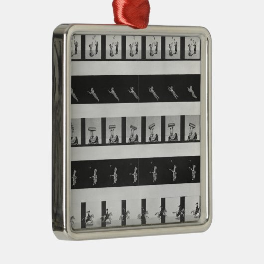 praxinoscopeのための写真のストリップ メタルオーナメント (右)