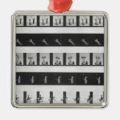 praxinoscopeのための写真のストリップ メタルオーナメント (正面)