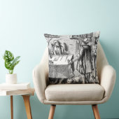 「Praxisの木版画の後の税の受信機、 クッション (椅子)