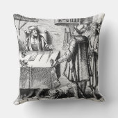 「Praxisの木版画の後の税の受信機、 クッション (裏面)