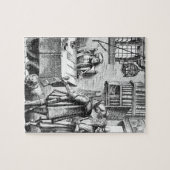「Praxisの木版画の後の税の受信機、 ジグソーパズル (横)