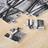 「Praxisの木版画の後の税の受信機、 ジグソーパズル (側面)